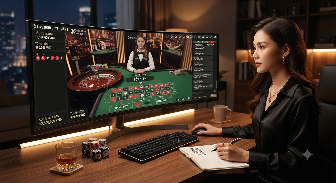 roulette ăn tiền thật